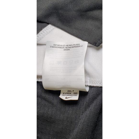 Nike Los Angeles Clippers Sz 2XL-T Shirt Gray Warm Up NBA Player Issued Men C27 - Picture 6 of 9